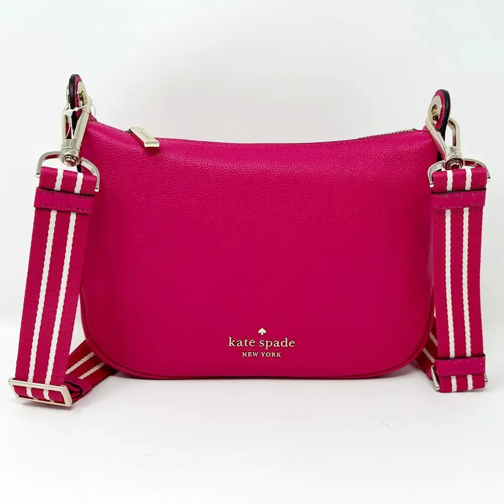 Kate Spade Rosie Small Crossbody Purse Festive Pink Leather wkr00630